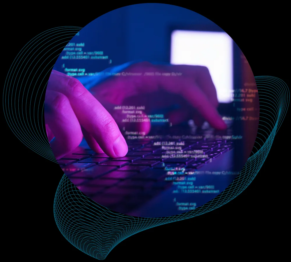 Tastatur mit Lichtspur — Cybermindnet
